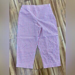 Fashion Bug Red and White Plaid Womens Bottoms